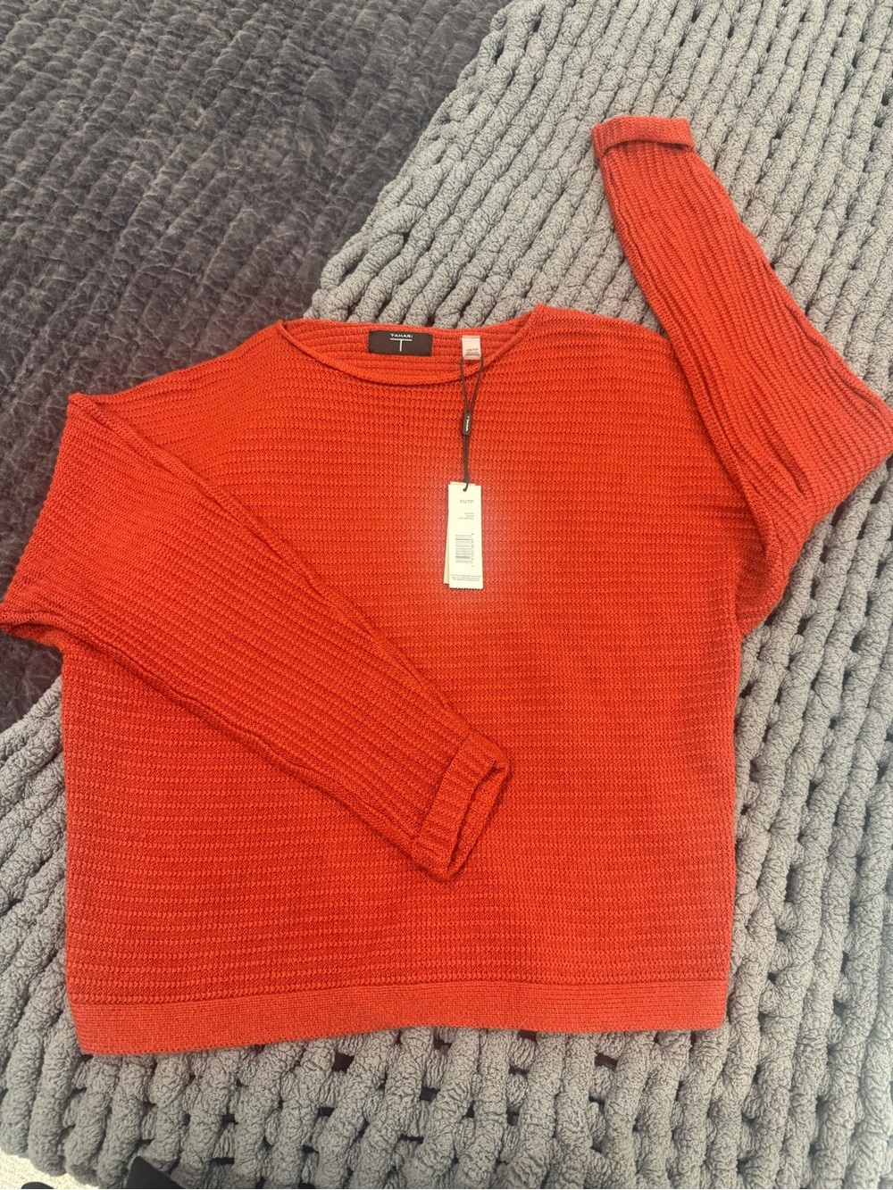 Tahari Copper Lux Sweater